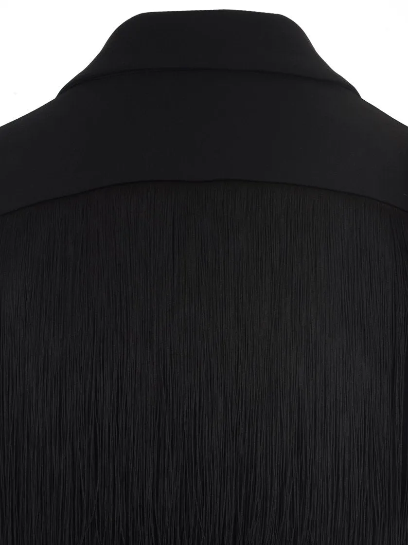 Alberta Ferretti Fringed Blazer