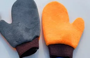 Bear Paw Coral Fleece Car Wiping Gloves for Telsa 3/Y/X/S【2PCS】