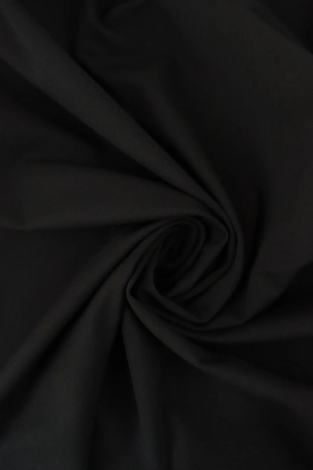 Black Viscose Nylon Ponte