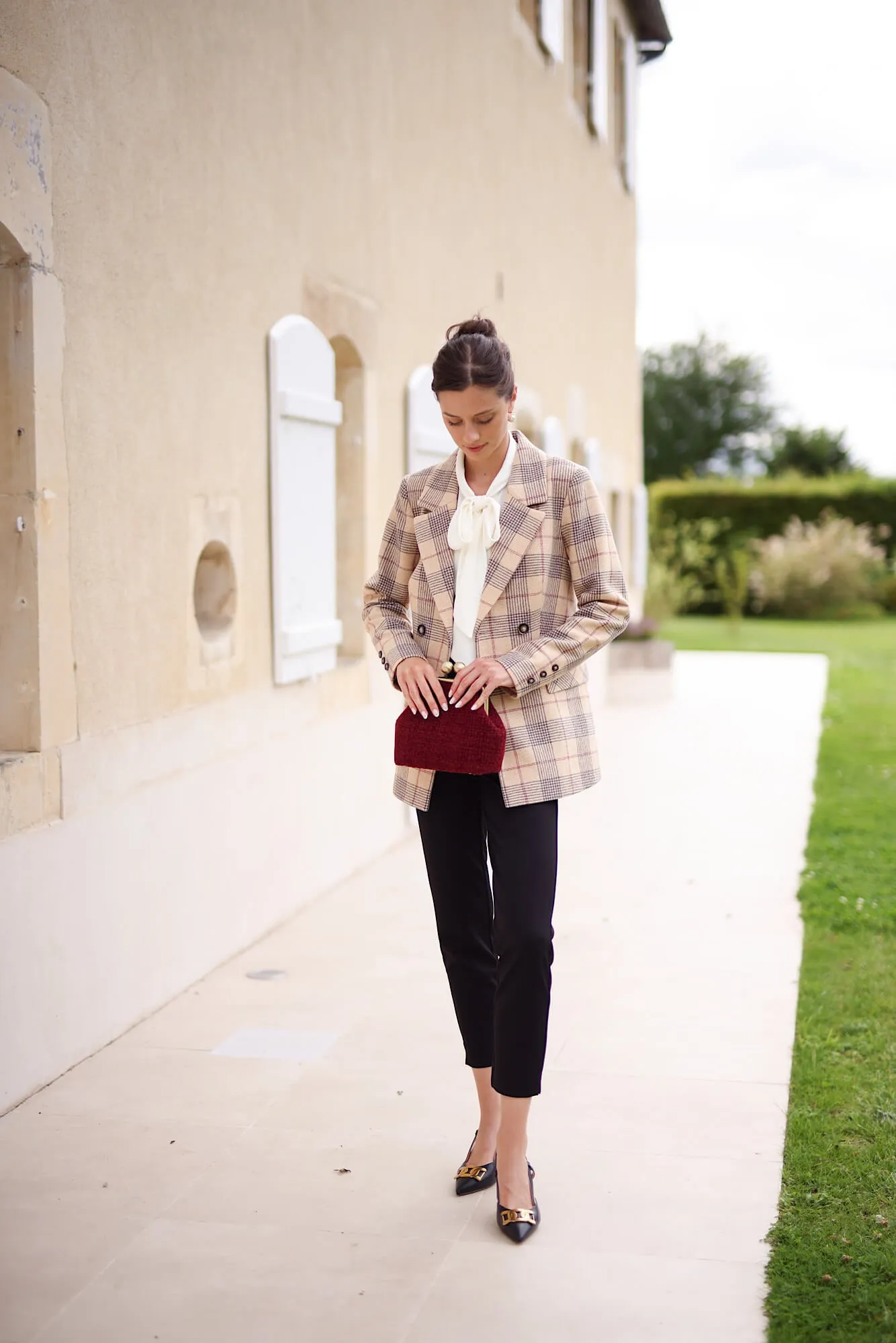 Christopher Plaid Blazer