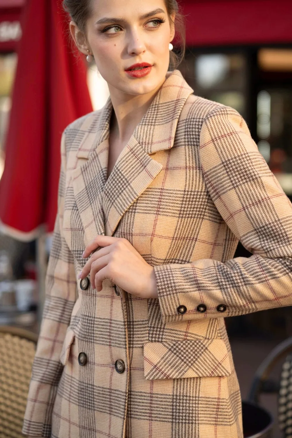 Christopher Plaid Blazer