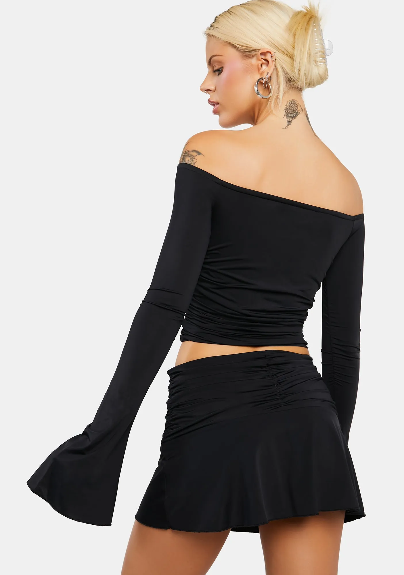 Corey Off The Shoulder Gathered Top