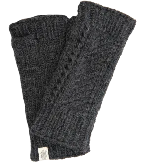 Diagonal Knit Handwarmers