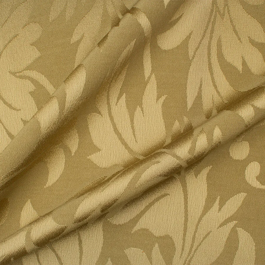 Khaki Green Jacquard Wool