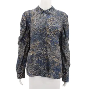 KOBI HALPERIN SILK TOPS BLUE M