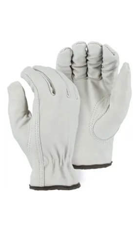 Majestic Gloves 1660 Winter Fleece Lined Goatskin Leather Driving Gloves (Dozen)