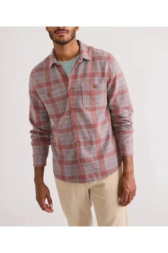 Pacifica Stretch Twill Shirt - Marsala Plaid