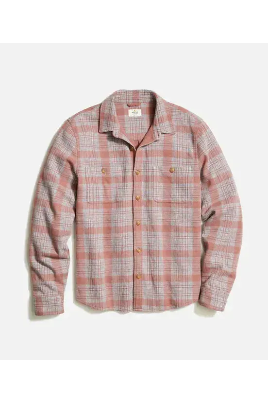 Pacifica Stretch Twill Shirt - Marsala Plaid