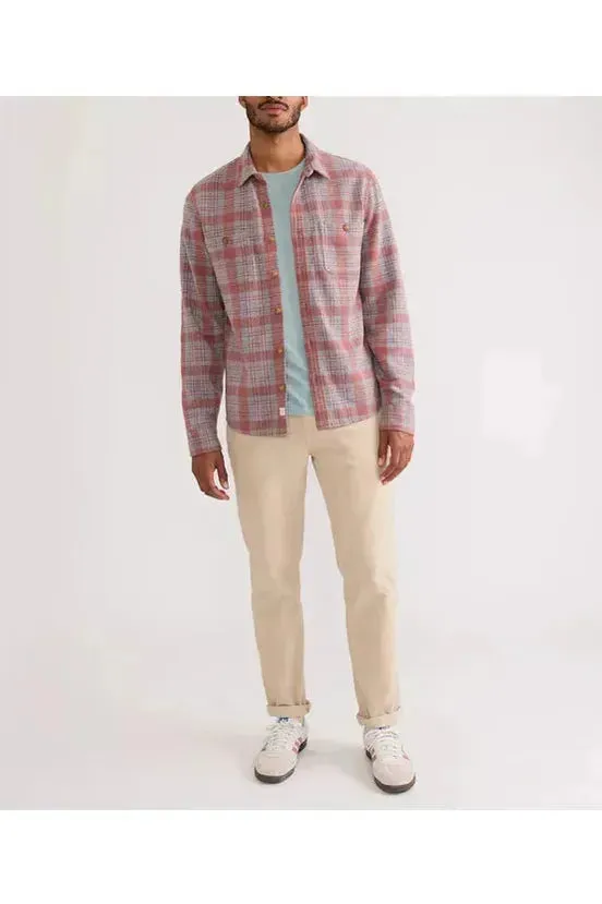 Pacifica Stretch Twill Shirt - Marsala Plaid