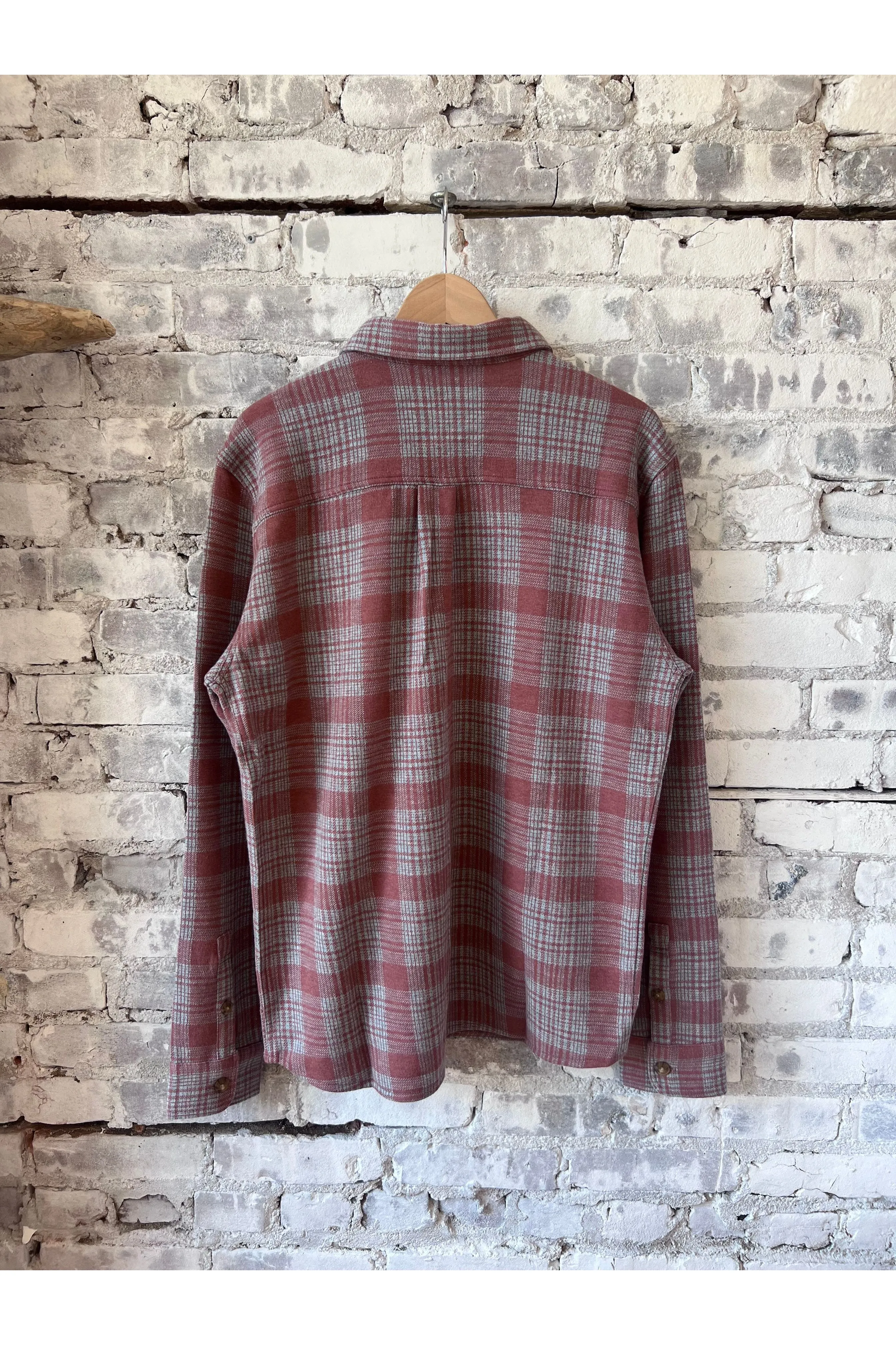 Pacifica Stretch Twill Shirt - Marsala Plaid