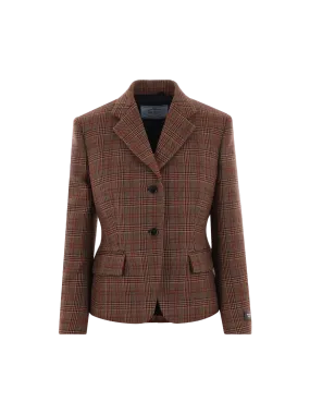 Prince Of Wales Wool Jacket