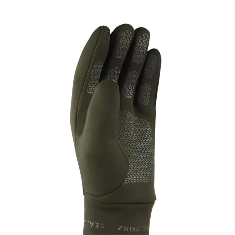 Sealskinz Acle Water Repellent Nano Fleece Gloves - Olive