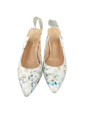 Shoes Heels Kitten By Nanette By Nanette Lepore In Floral Print, Size: 7.5