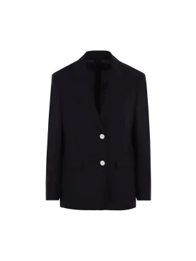 Single-Breasted Mohair Jacket