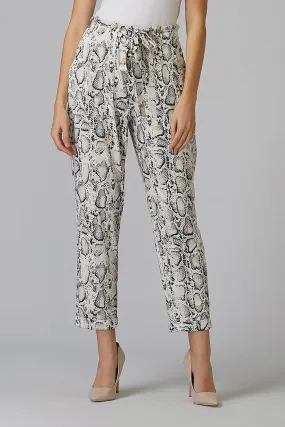 Snakeskin Print Pants