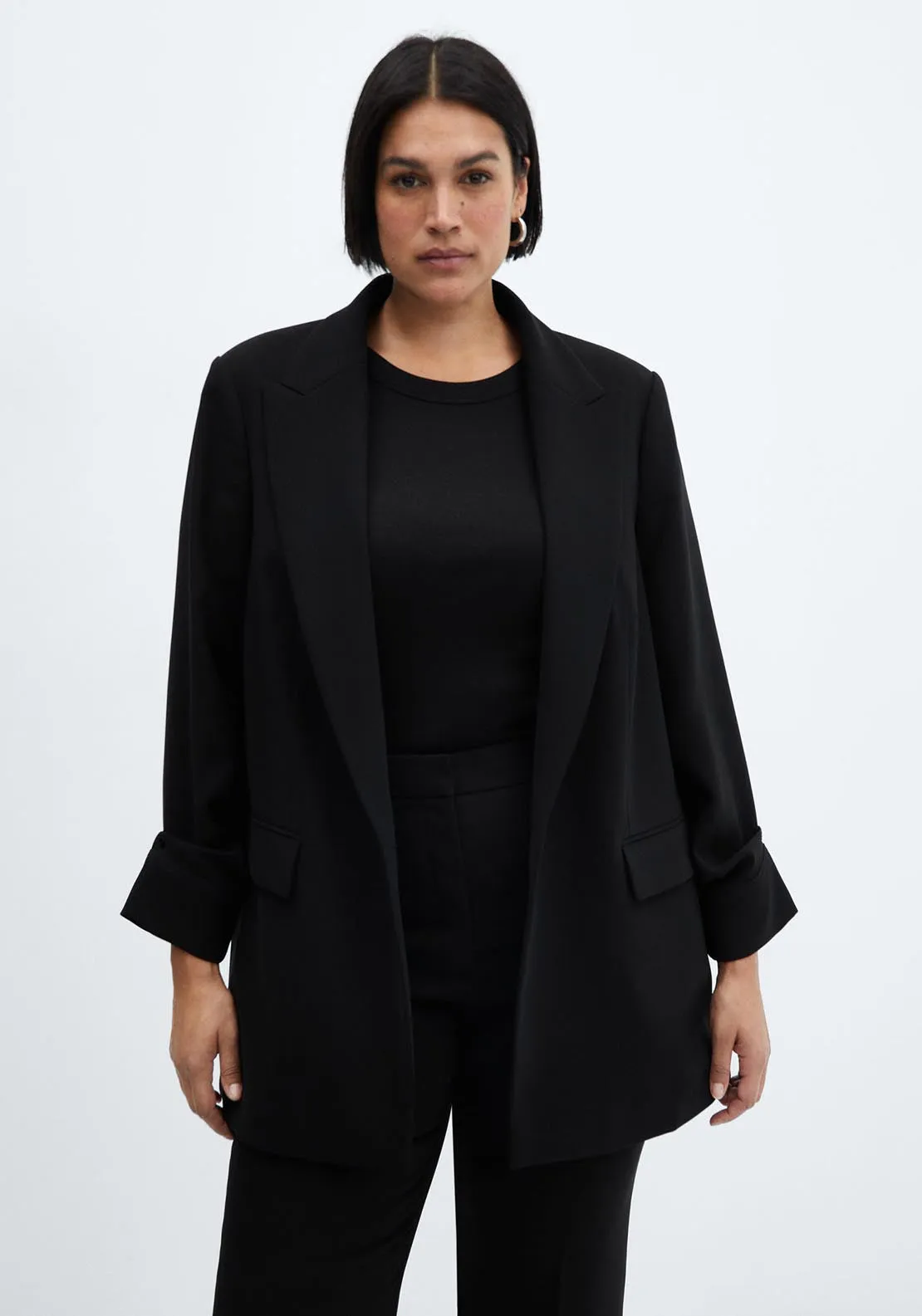 Structured lapels blazer