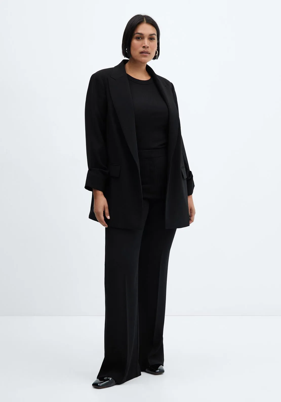 Structured lapels blazer