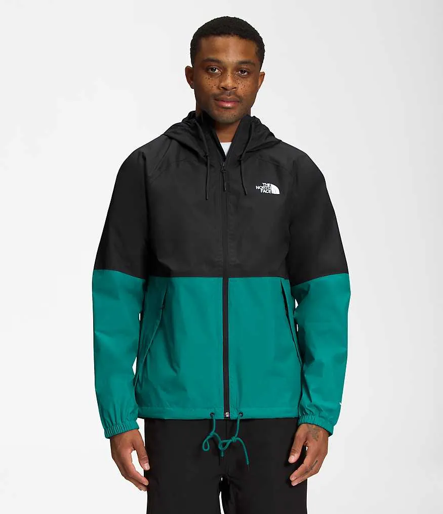 The North Face M Antora Rain Hoodie TNF BLACK/PORCELAIN GREEN