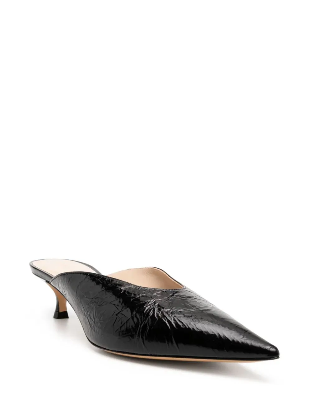 Venetian Kitten Heel in Black