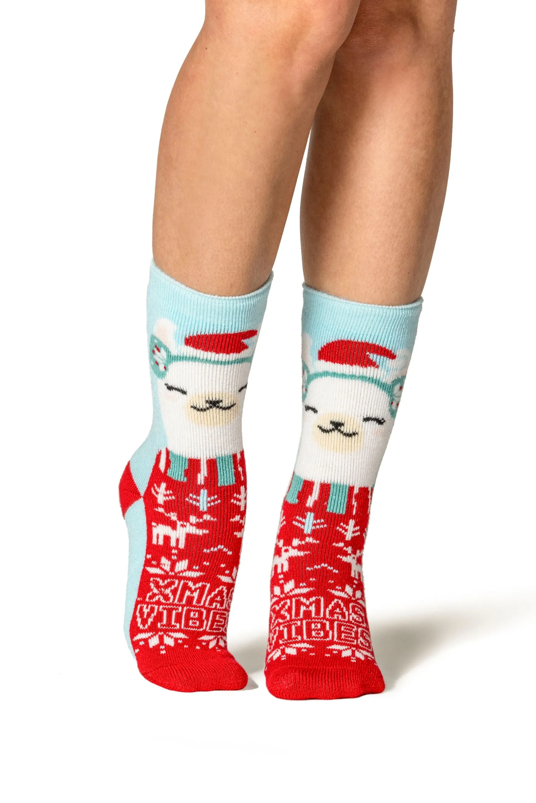 Women's Lite Carol Festive Crew Sock