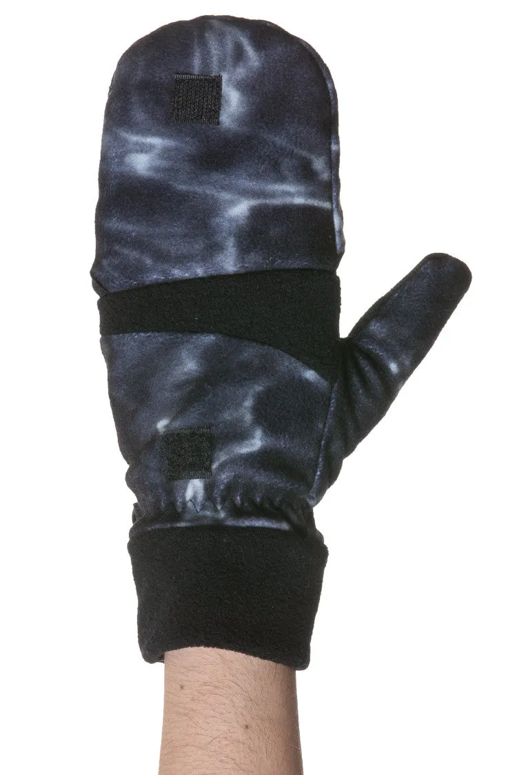 Womens Polar Fleece Fingerless Glove Mitten | Aqua Design