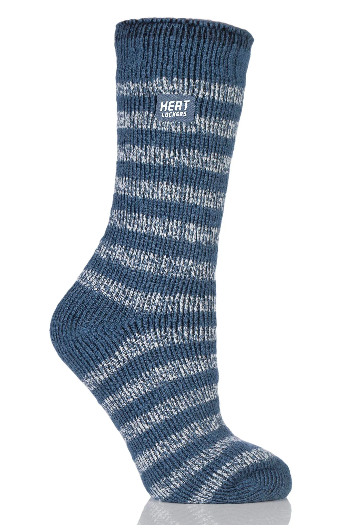 Women's WARMEST Mono Twist Stripe Crew Sock