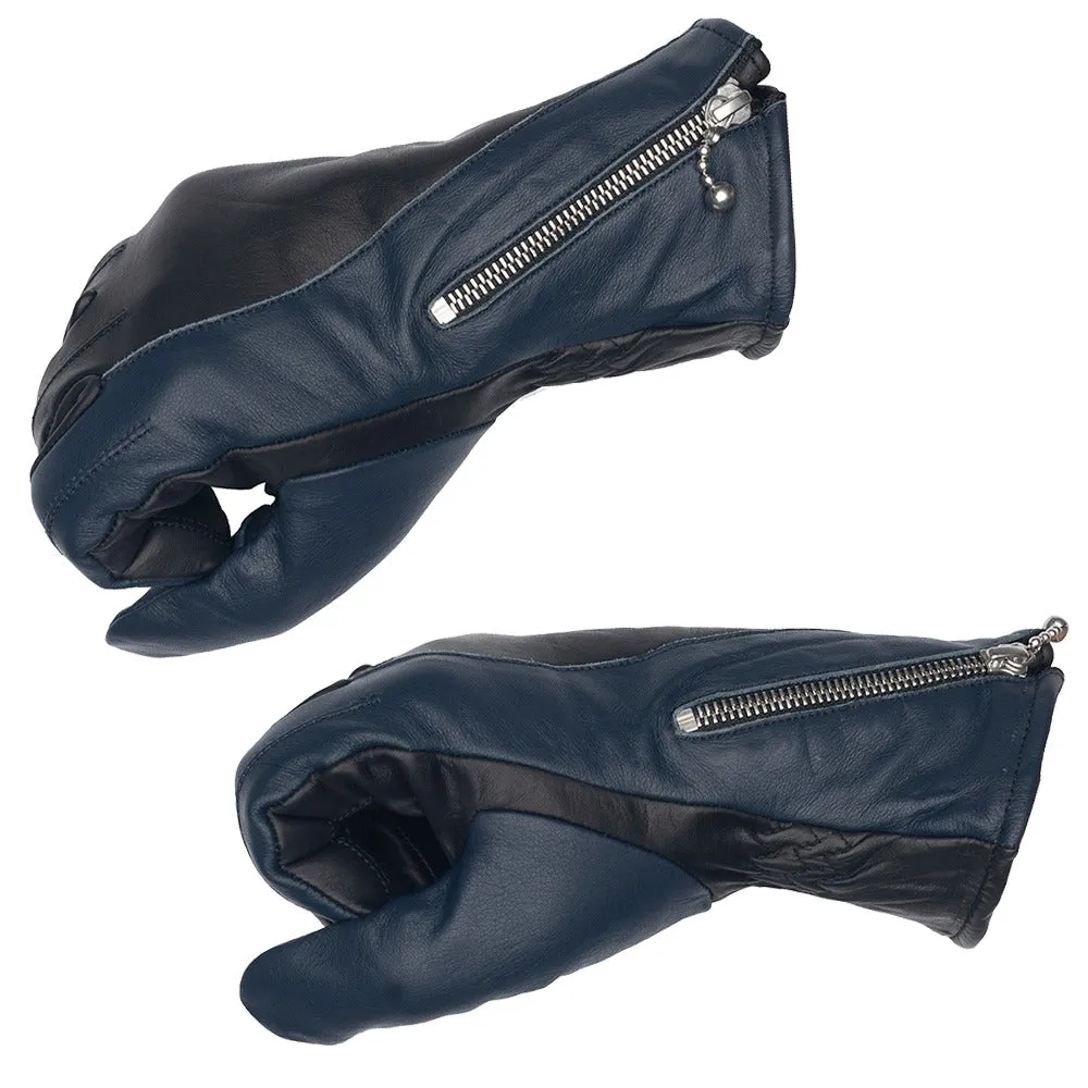 Zipped Classic Racer Gloves